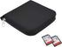 Memory Card Case, Fits up to 88x SD, Micro SD, CF, Holder with 88 Slots, Travel and Storage, Black
