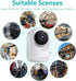 TUGARD Camera,2.4G 355View 100vertical,Motion Vision,2-Way Talk,Cloud/SD,6 Indoor Security WiFi Cameras for Home