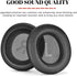 Replacement Earpads for Microsoft Xbox Wireless Headset, Xbox Stereo Headset 20th Anniversary (Black)