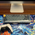 Geekria 65% Keyboard Dust Cover, Clear Acrylic Cover for 68 Key Mechanical Keyboards, Compatible with Keychron K7, K6