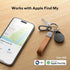 Momax Tracker Electronics Key Finder Luggage Tracker Smart Tag for Key, Backpack, Wallet, Pets Works with Apple Find My (iOS Only) and Global Search Range Include DIY Personalized Stickers