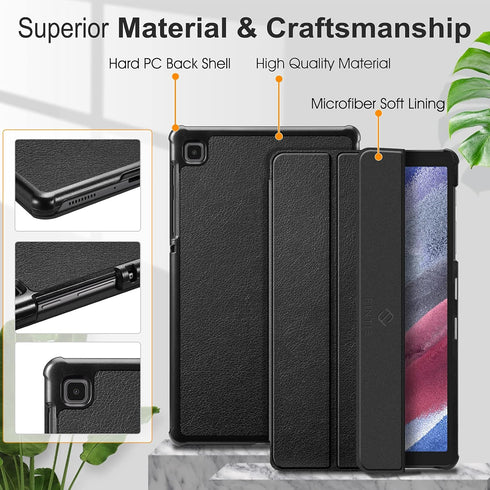 Fintie Slim Case for Samsung Galaxy Tab A7 Lite 8.7 Inch 2021 Model, Ultra Thin Lightweight Hard Back Shell