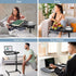 F2C 360 Portable Adjustable Height Swivel Laptop Desk PC Computer Mobile Notebook Laptop Stand Rolling Table Desk Cart