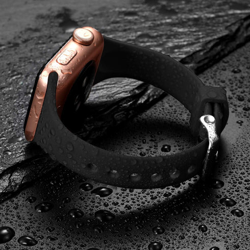 Laffav Slim Band, Compatible with Apple Watch 40mm 38mm 41mm 44mm 42mm 45mm 46mm 49mm, Soft Silicone Strap