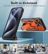 FNTCASE iPhone 15 Pro-Max Case, Military Grade Drop & Shock Protection with Kickstand, Rugged Textured Heavy Duty