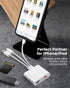 BKYMPR 3 1 SD Card Reader for iPhone iPad Mac, Lightening & USB-C & USB-A in Memory SD Card Adapter, Support