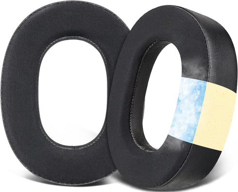 SOULWIT Cooling Gel Earpads Replacement for Jabra Evolve2 85 UC/Evolve 2 85 MS, Noise Isolation Foam Ear Pads - Black
