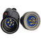 Military Audio Connector U-329/U & U-283/U 1 Set (MIL-C-55116, 6Pin Male & Female for PRC-148, 152)