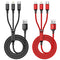 Multi Charging Cable, 4ft 2Pack Multi Phone Charger Cable Braided Universal 3