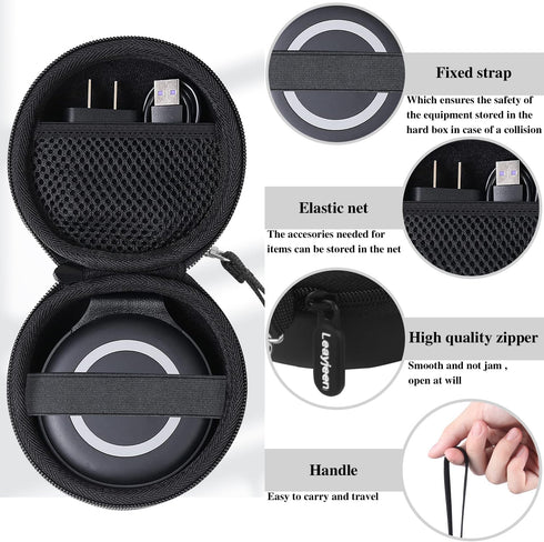 Leayjeen Travel Case for Hicober 3 in 1 Charging Station, Foldable Magnetic Charging Station Storage Case