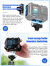 CHADWICK Insta360 2, Street Photography Handle for Ace Pro DJI Action Cameras & GoPro Hero Series Includes Adjustable