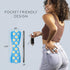 LOVEHANDLE Universal Phone Grip, Happy Daisy Design, Elastic Strap with Blue Base for Smartphones and Tablets