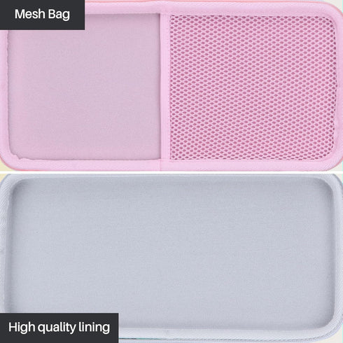 Hard Carry Case Compatible with Logitech MX Keys Mini Minimalist Wireless Illuminated Keyboard (Rose Case)