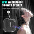 IPX7 Waterproof Bluetooth Shower Speaker, Portable Wireless Speaker with Loud Sound, Built-in Mic, 12 Hours for Outdoor