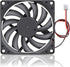 Gdstime DC 5V Brushless Cooling Fan, 80mm x 80mm x 10mm, 2PIN