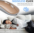 Slim Rechargeable Wireless Silent Mouse, 2.4G & Bluetooth Technology for Laptop/PC/Mac/iPad - Gold