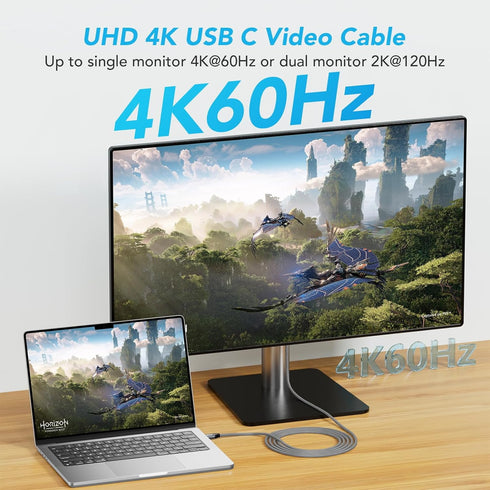 ULT-WIIQ USB C to USB C Cable High Speed 20Gbps Data Transfer, 240W PD 3.1 Fast Charging for iPhone 15