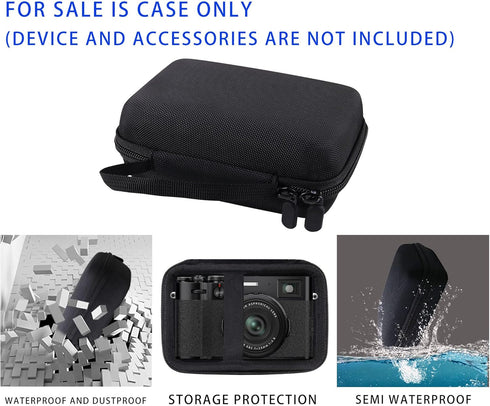 JINMEI Hard EVA Carrying Case for Fujifilm X100V/X100F/X100S Digital Camera (Black)