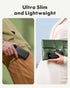 Portable Charger 10000mAh Slim Battery Pack with Built-in Cables, 6 Outputs, 3A High Speed for iPhone Samsung Pixel LG