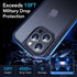 CASEKOO iPhone 13 Pro Case, Matte Shockproof, 10FT Mil-Grade Drop Protection, Frosted Black