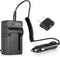 Kastar Travel Charger Kit Replacement for NP-BY1, EN-EL11, LI-60B, DLI-78, DB-L70, DB-80, Action Cam Mini