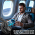 3.5mm Cowyawn Over Ear Headphones Wired, Foldable Wired Headphones with Microphone, Volume Control, HD Stereo Sound