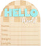 TERJIO Racing Hello World Bulletin Board - Little Racer Birth Information Record,Fast Race