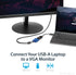 StarTech.com USB 3.0 to VGA Adapter, USB to VGA Monitor Converter for Windows, Slim