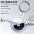DDJ 4 Pack Waterproof Airtag Holder, Keychain Case for Dog Collar, Luggage, Keys, Full Body Anti-Scratch Protective (PU