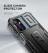 Dexnor Phone Case for Samsung Galaxy A15-5G, Heavy Duty Military Grade Protection with Built-in Slide Camera Cover -