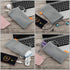 Haweel Pouch Carry Bag, Organizer for Smart Phones/Power Bank/USB Flash Drive/SD Cards and Other Accessories Grey