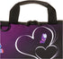 iColor Purple Butterflies Canvas Laptop Sleeve Case Protective Bag for 11.6 12 12.9 13 13.3 Inches Laptop