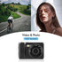 Andoer 1080P Mini Digital Video Camera Camcorder Built-in Battery with LCD Screen Flash for Photo Video, Black