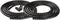 Cable Sleeve Organizer 19.7ft Coiled Tube Sleeve for Cord Wire Management at Home Office PC TV, Black