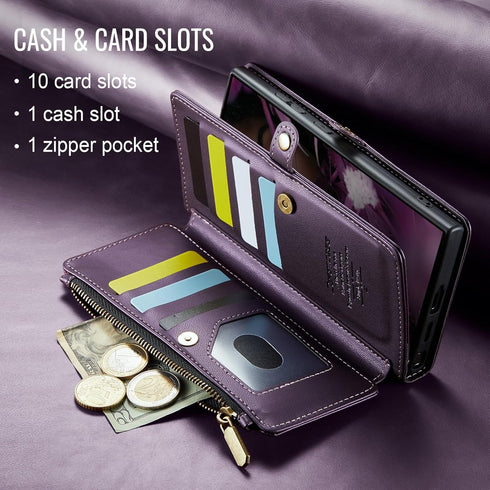 Defencase S26 S26 5G 6.3", for Galaxy Case Wallet with RFID Blocking Card Holder for Women, Elegant PU Leather Magnetic