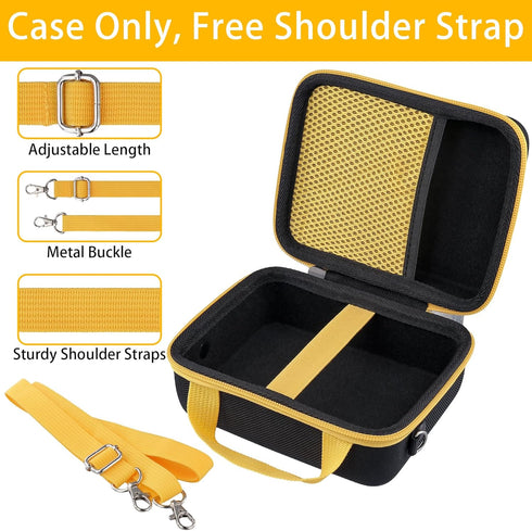 khanka Hard Travel Case for KODAK Mini Shot 3 ERA/Mini Shot 3 Retro, Case Only (Yellow)