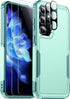 Red2Fire Heavy Duty Case for Samsung Galaxy S24, Light Green, with 2Pcs Tempered Glass & Camera Protector, Military
