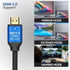Betron 4K HDMI to HDMI Cable, High Speed Ultra HD HDMI Cord, 18 Gbps 6.5 Feet Male-Male HDMI Wire for Gaming