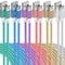 USB C Cable, 6 Pack Type C Charger Fast Charging Cable, Nylon Braided Android Charger for iPhone 15, Samsung Galaxy,