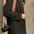 Padwa Lifestyle Pink Camera Strap, 2" Wide Cotton Woven Genuine Leather Head Straps, Includes 2 Quick Release Clips