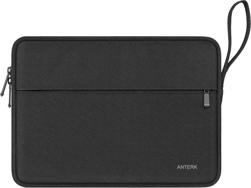 15.6 Inch Laptop Sleeve Case, Water Resistant Shockproof Protective Cover with Handle, Portable Carrying Bag Compatible
