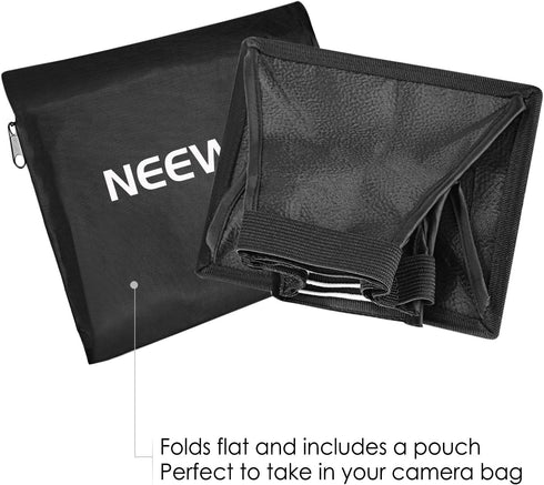 Neewer Camera Speedlite Flash Softbox and Reflector Diffuser Kit for Canon and Nikon DSLR Cameras