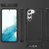 Asuwish Samsung Galaxy S23 5G Phone Case, Dual Layer Rugged Hybrid Protective Cover with Tempered Glass Screen