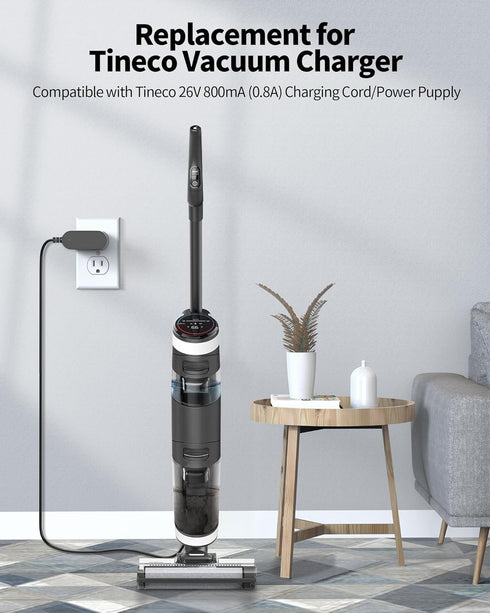vhbw 26V 2 3 A10 A11 S3 S2 S3 S5 YLS0241A-T260080 Charger Replacement for TINECO Cordless Vacuum for TINECO IFLOOR