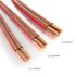 KabelDirekt – Pure Copper Stereo Audio Speaker Wire & Cable – Made in Germany – 14 AWG Gauge – 50 feet – (for HiFi Speakers and Surround Sound Systems, Pure Copper, with Polarity Markings)
