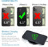 Dockem Wallet Case for iPhone 11: Black Synthetic Leather with Built-in Metal Plate & 2 Credit Card Holders
