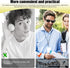 Smart Glasses, Wireless Bluetooth, IP5 Waterproof, Bone Conduction Sound for All Smart Devices