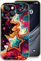 SKRYUIE Ultra-Slim Protective Case for iPhone 15, Shockproof Soft TPU and Scratch-Resistant Design - Star Colorful