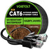 Cat 6 Outdoor Ethernet Cable 100 ft, 24AWG 10Gbps Cat6 Cable Cord