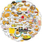CHVISO 60PCS Japanese Lazy Egg Kawaii Stickers, Vinyl Waterproof Stickers for Kids, Teens, Adults